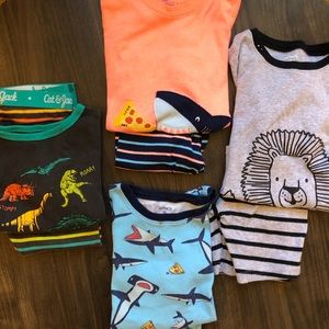 Lot of boys size 4 pajama sets